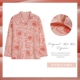 Розовый отпечаток топ F44-Single Top