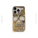 3D Skull Punk Goth New Phone Cases Covers Soft Silicone Electroplated iPhone 15, iPhone 14, iPhone 13, iPhone 12,