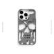 3D Skull Punk Goth New Phone Cases Covers Soft Silicone Electroplated iPhone 15, iPhone 14, iPhone 13, iPhone 12,