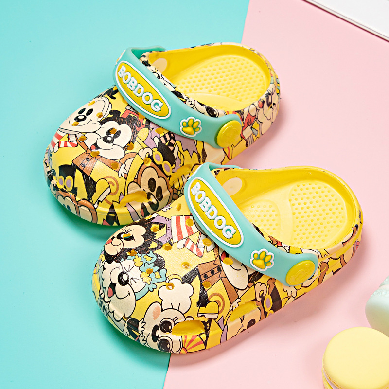 Buy Babbeo Children's Cave Shoes Female Summer Boys Cute Cartoon Soft ...