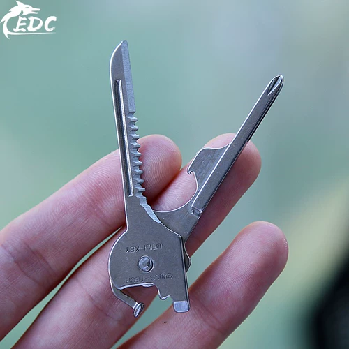 Универсальный складной нож, брелок, открывашка, отвертка, Швейцария