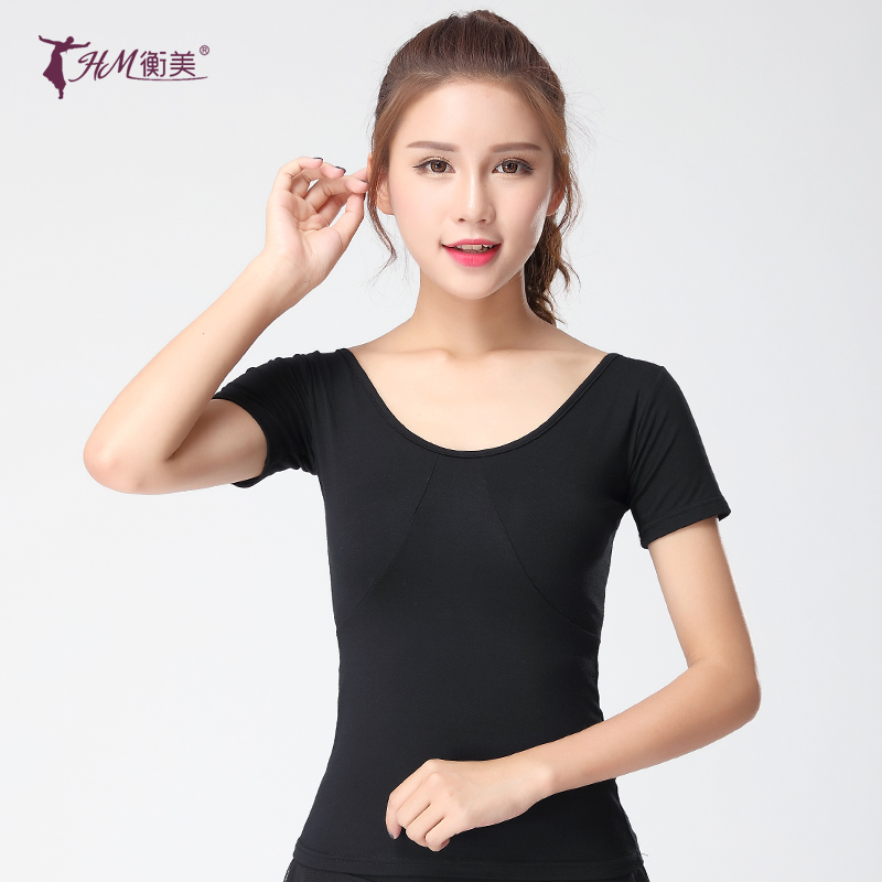 latin dance training dress female adult body dance dress long sleeve dance top modal modern dance costume