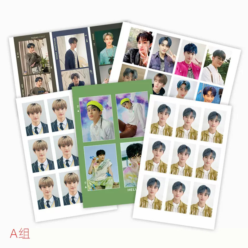 李帝努一寸明星证件照手机壳手帐钱包diy装饰10张包邮同款周边nct