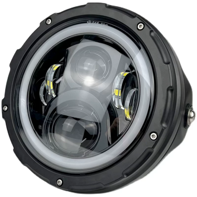 Применимо к Kawasaki Xiaohuo 650/ER6N/Z400 модифицированная мотоциклетная LED ретро круглая лампа сборка