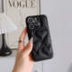 Quilted Hearts Leather iPhone Case for iPhone 13 – 17