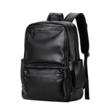 Модный трендовый рюкзак, кожаный ранец, сумка для путешествий, ноутбук, из натуральной кожи, в корейском стиле