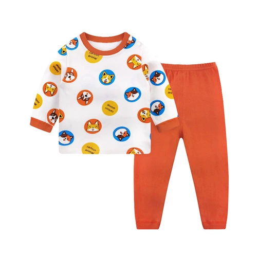 Детская пижама для мальчиков, термобелье, нижнее белье, хлопковый демисезонный удерживающий тепло комплект, подходит для подростков