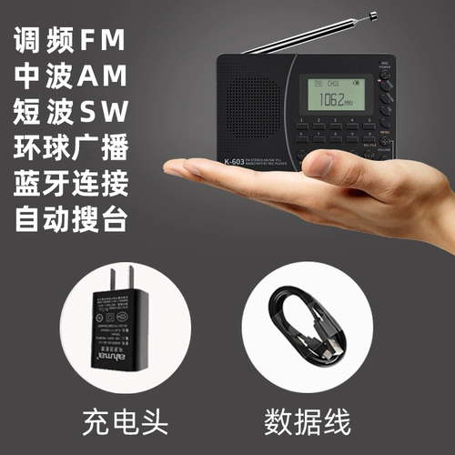 Полно -полосатая полная радиочастотная радиослада -волна Новая портативная профессиональная небольшая мини -мини -пожилая карта -плагинка -в зарядке карты зарядки карты