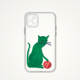 David Shrigley Red Dog I’m So Excited Cartoon Artistic Clear Girls Phone Case for iPhone 17, 16, 15, 14 and 13