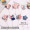 6 brooches DIY material pack