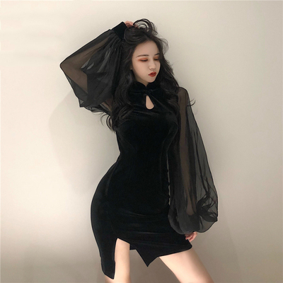 taobao agent Cheongsam, clothing, unisex sexy dress, skirt, mini-skirt, plus size, for transsexuals