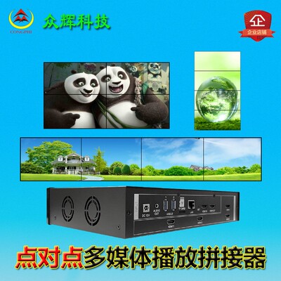 Точка -Point Multi -Stream Media Play Starting Boxer Boxer Multi -Screen Treasure 8K Горизонтальный вертикальный экран USB Play Inform