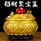 Niuju Shan Bronze Jet Treasure Blows упаковывает изготовление удачи по делам домашних ремесел.