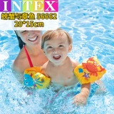 INTEX Надувная подушка безопасности для плавания из ПВХ для взрослых, плавательный круг, увеличенная толщина, две воздушные камеры