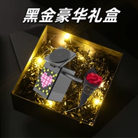 [Версия QI2] S5 Obsidian Black [Подарочная коробка из черного золота] + бесплатная головка для быстрой зарядки 30 Вт