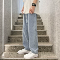 S336 светло -голубой (свободная талия)