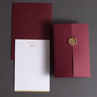 [Spot] Пригласительное письмо Jiu Red Card +конверт