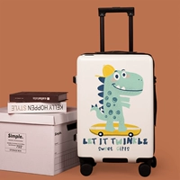 Скейтборд, белый динозавр