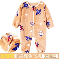 Спальный мешок, коричневый самолет