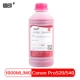 In chữ phù hợp với Canon pro-540 / pro520 mực bột màu 12 màu tương thích mực 1000ml - Mực