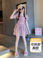 Розовый купальник