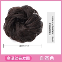 Высокоэлементный шелковый вьющий круг волос [натуральный цвет]