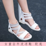 Летние модные сандалии, детская обувь для принцессы, из натуральной кожи, коллекция 2021, мягкая подошва, подходит для подростков