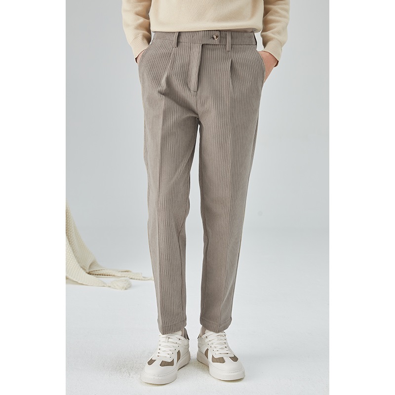 Brown-gray corduroy