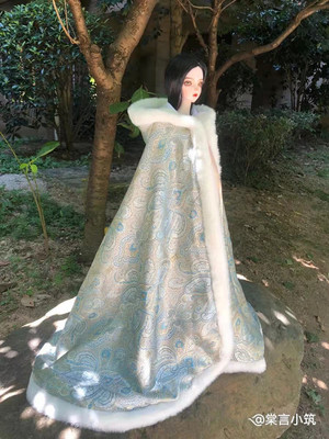taobao agent Wawear bjd-cape plus hair, 3 minutes, 4 points and 6 points can be customized, full lining cloak, cloth and hair color