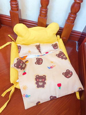 taobao agent Bed and bedding: cotton doll BJD doll bed with bedding can be customized