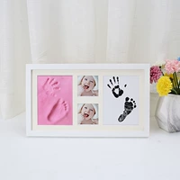 Розовая печатная печать черной чернила