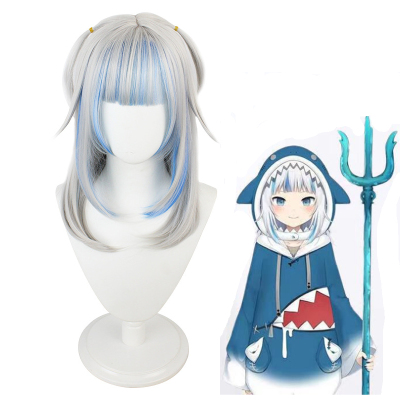 taobao agent Virtual idol Gawr Gura Karwa Gulagran shark cos wigs