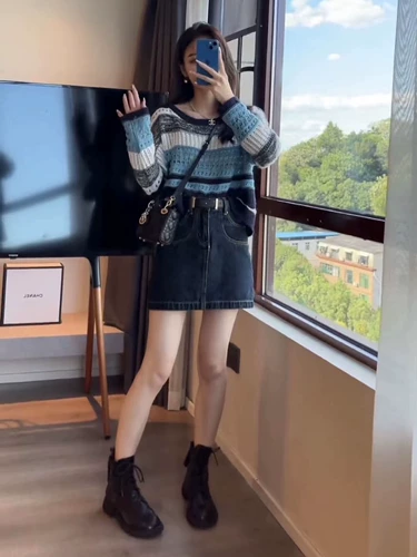 Комплект, осенний свитер