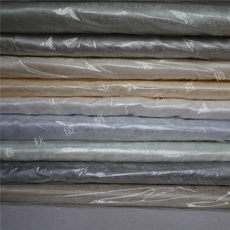 Узорчатый шёлк 【特制加厚精品花绫】湖州绫绢 全真丝手工装裱材料 厂家直销