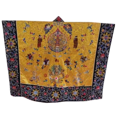 Даосское одеяние 黄色复原清代老法衣道家高功法衣道士服班衣霄台衣经衣道袍