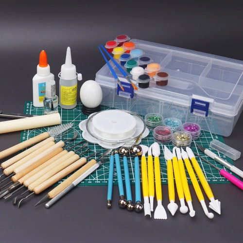 Сверхлегкая глина, аксессуары, комплект, фигурка, набор инструментов ручной работы, DIY