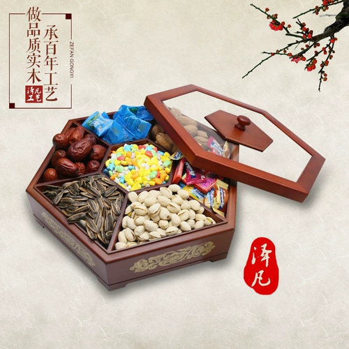 Китайская конфетка коробка сплошной древесина сушено