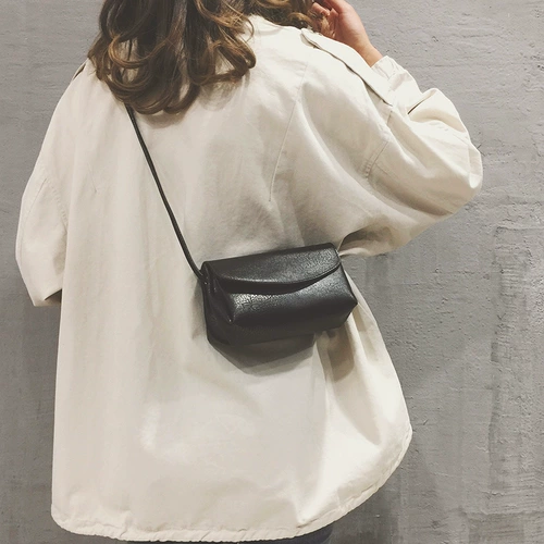 Сумка через плечо, маленькая сумка на одно плечо, из натуральной кожи, в корейском стиле