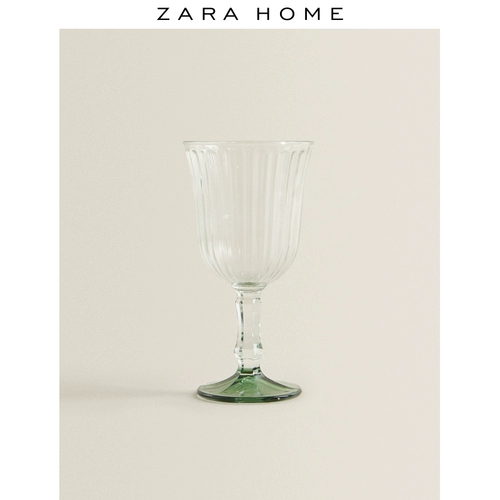 Zara Home Retro European Home Home Relief Cup Красная и белая чашка вина водяной чашка 42855409500