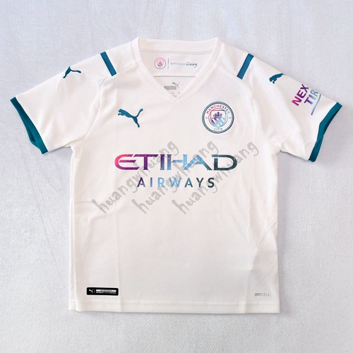 Puma Manchester City 21-22 Манчестер Сити Большой Детский парад Футбольный сервер с коротким рукавом 759213 02
