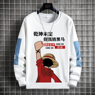 taobao agent Men's demi-season warm sweatshirt, T-shirt, brand long-sleeve, spring jacket, long sleeve, plus size