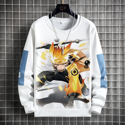 taobao agent Naruto, clothing, demi-season T-shirt, warm sweatshirt, suitable for teen, long sleeve