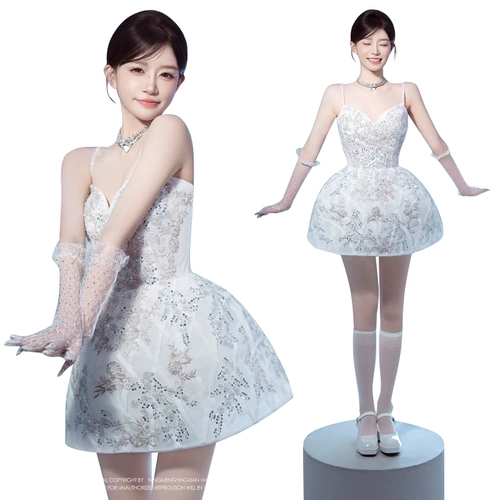 Новый стиль фотостудии, юбка-пачка принцессы Чжао Луси в том же стиле, платье на день рождения, личный светильник, роскошный стиль, художественная фотоодежда