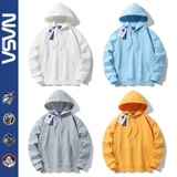 Демисезонная толстовка с капюшоном подходит для мужчин и женщин, флисовая куртка, оверсайз, в американском стиле