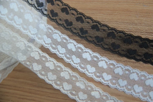 L8M6 ручная одежда аксессуары для одежды DIY Small Love Кружевая вышивка версия кружевная сетчатая вышивка ширины 2,5 см.