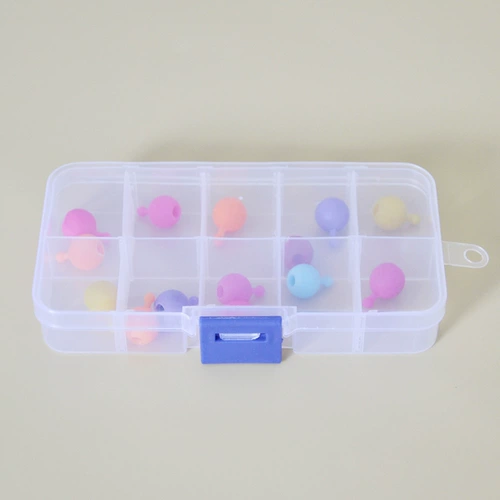 Зубная пластиковая коробка, прозрачные кнопки, аксессуары для рыболовных шестерни.