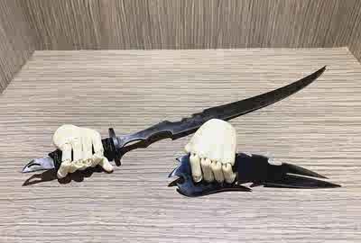 taobao agent [Sales for sale] Uncle BJD/3 points with Assassin's sharp knife dagger [Mozi] shooting props