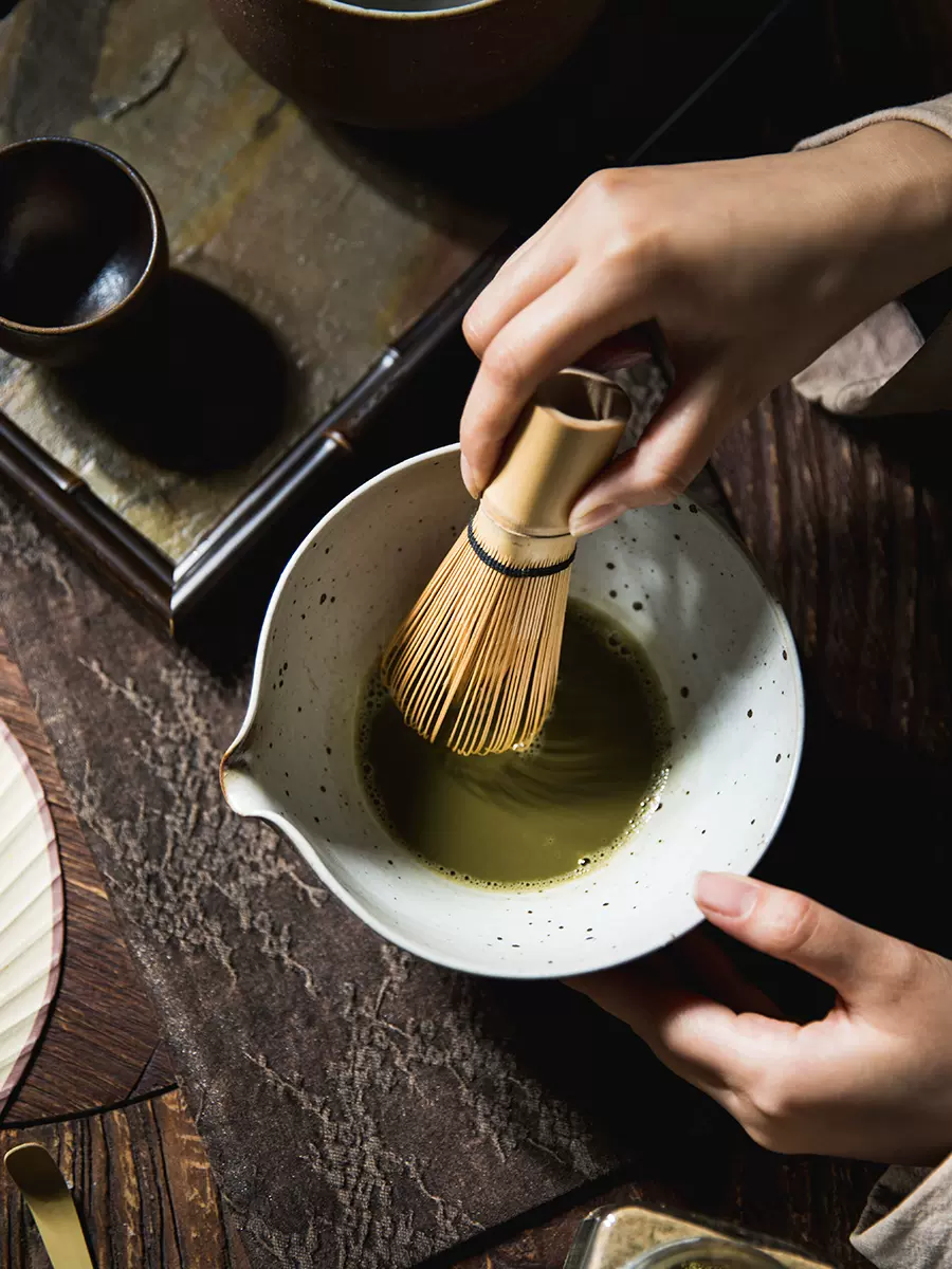 六合堂日式玻璃抹茶碗家用抹茶刷套装打抹奶茶工具茶筅耐高温茶碗 六合堂日式玻璃抹茶碗家用抹茶刷套装打抹奶茶工具茶筅耐高温茶碗