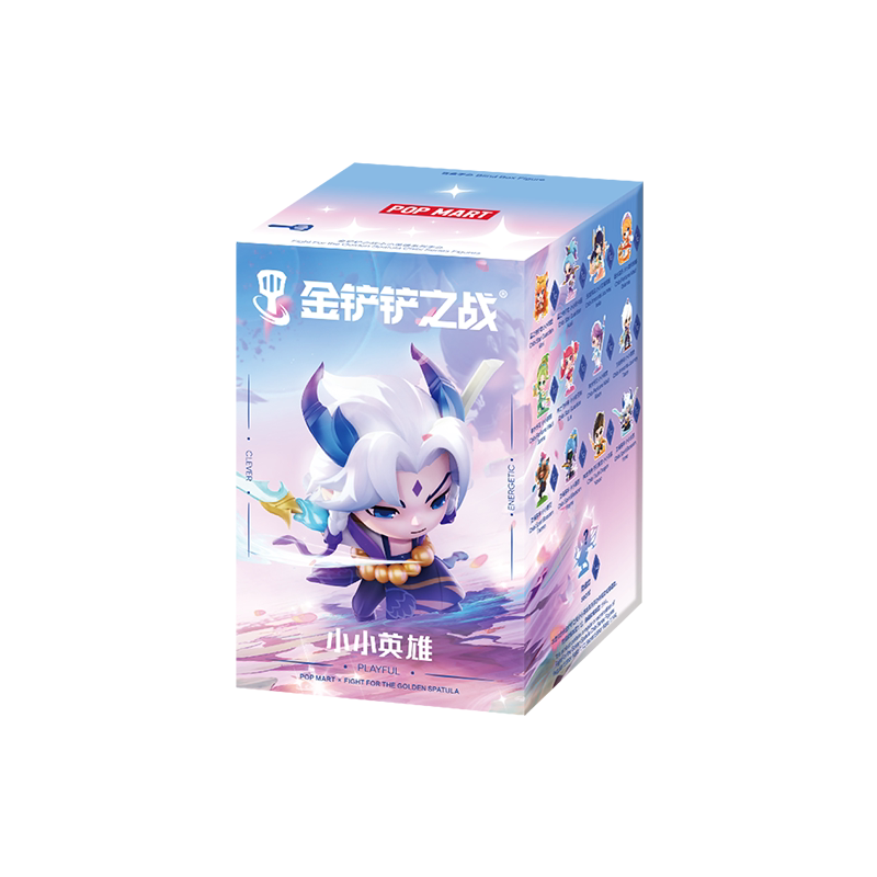 POP MART League of Legends LOL – Golden Shovel Battle – Little Hero Series Figure – Caixa Surpresa – 1 Caixa aleatória