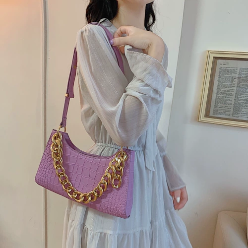 Сумка через плечо, модная универсальная сумка подмышку, цепь, барсетка, сумка на одно плечо, 2020, в корейском стиле